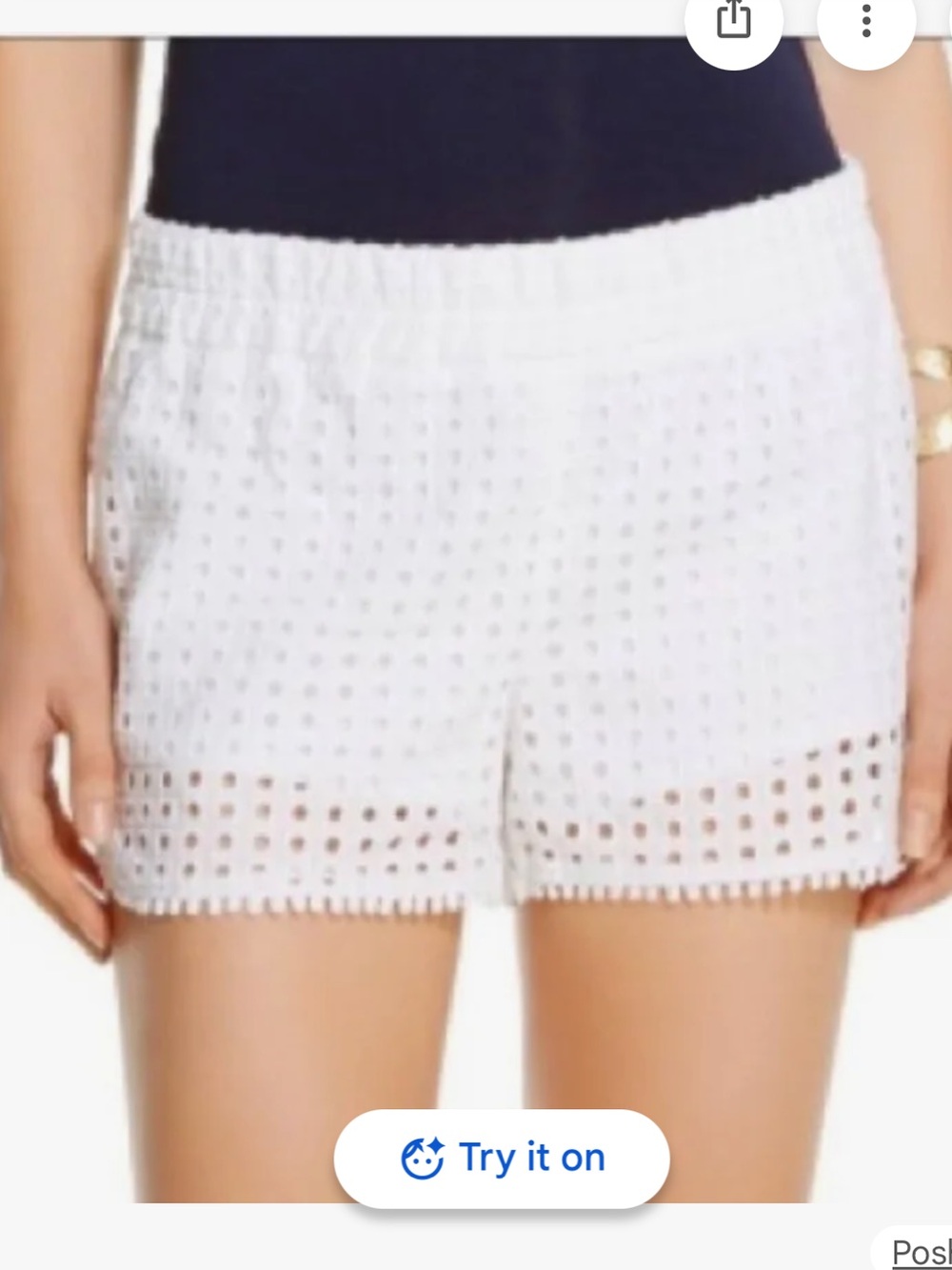 XS - Lilly Pulitzer for Target white eyelet shorts
